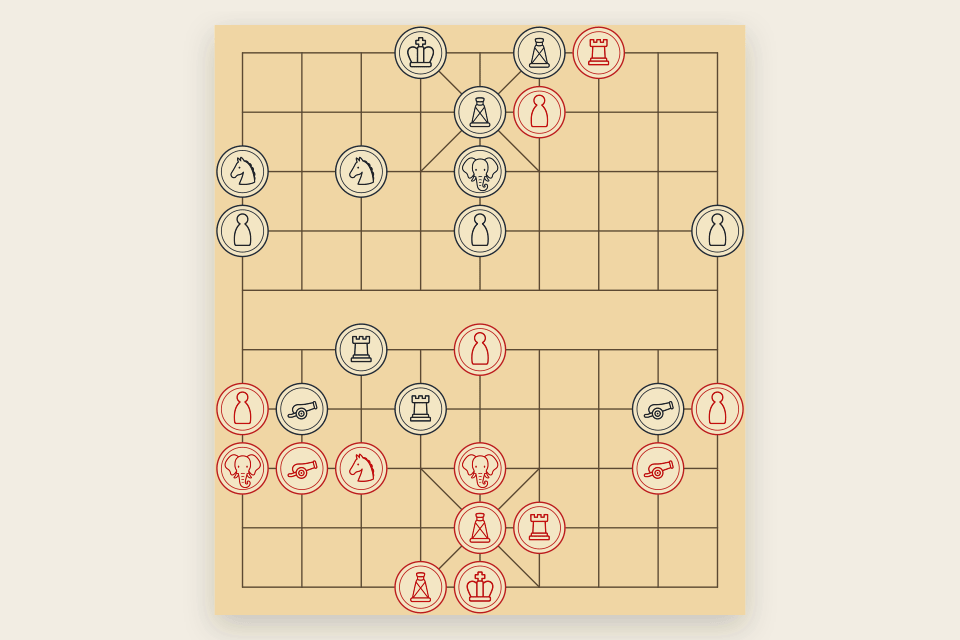 Mining Xiangqi Puzzles from Real Games
